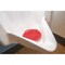 Fresh Products Slant7 with Terminator Urinal Screen, Forest Scent, Red, PK30 PK S7-F-005I030M-82-AAA10-00 - alternate 3